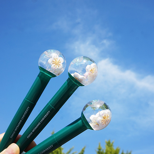 스노우볼그린배꽃볼펜