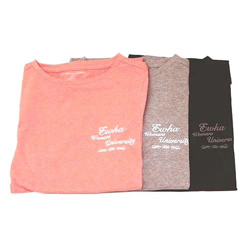 슬림핏반팔티셔츠(핑크)