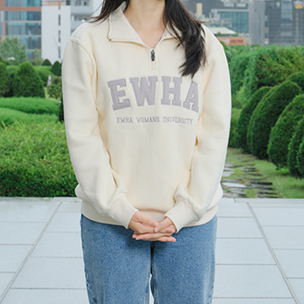 반집업맨투맨기모(크림)