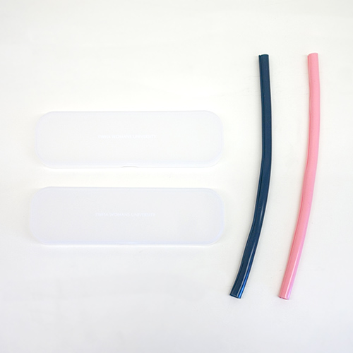 휴대용빨대핑크