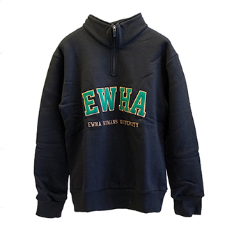 반집업맨투맨기모(블랙)